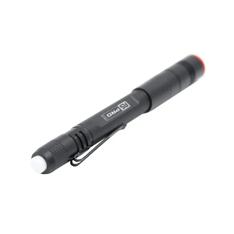 RS PRO Aluminium Rechargeable LED Pen Torch 400 lm Flood and Spot Beam USB Type C 750mAh Battery 155 mm 219-8138