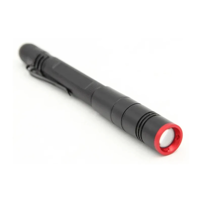 RS PRO Aluminium Rechargeable LED Pen Torch 400 lm Flood and Spot Beam USB Type C 750mAh Battery 155 mm 219-8138