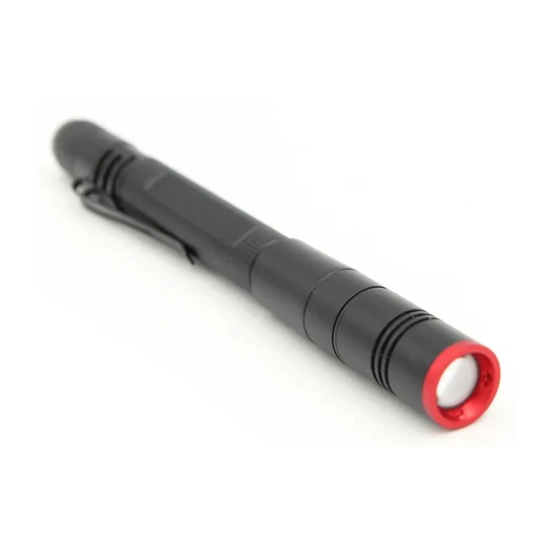 RS PRO Aluminium Rechargeable LED Pen Torch 400 lm Flood and Spot Beam USB Type C 750mAh Battery 155 mm 219-8138