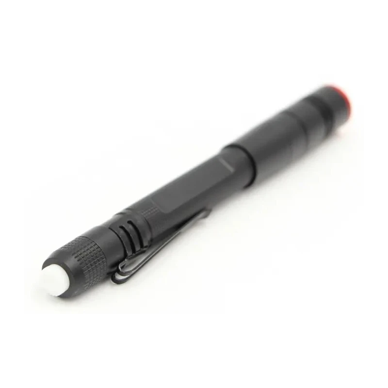 RS PRO Aluminium Rechargeable LED Pen Torch 400 lm Flood and Spot Beam USB Type C 750mAh Battery 155 mm 219-8138