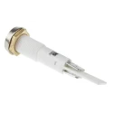Arcolectric (Bulgin) Ltd 0275 Series Red Panel Mount Indicator 230V AC Solder Tab Termination IP67 Flush Bezel C027500NBB