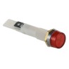 Arcolectric (Bulgin) Ltd 0277 Series Red Panel Mount Indicator, 110V AC, Solder Tab Termination, IP67, Silver C027700NAT