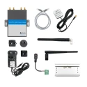 Siretta 2 Port 4G LTE Router, 150Mbps Throughput, Wall Mount, 7.5 to 32V DC Supply, QUARTZ-GOLD-W21-LTE4 + Accessories