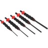 Facom 5-Piece Anti-Vibration Punch Set, 3mm to 8mm Shank Diameter, Chrome-Vanadium Steel, Model 249.GPB