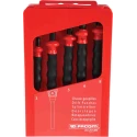 Facom 5-Piece Anti-Vibration Punch Set, 3mm to 8mm Shank Diameter, Chrome-Vanadium Steel, Model 249.GPB