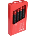 Facom 5-Piece Anti-Vibration Punch Set, 3mm to 8mm Shank Diameter, Chrome-Vanadium Steel, Model 249.GPB