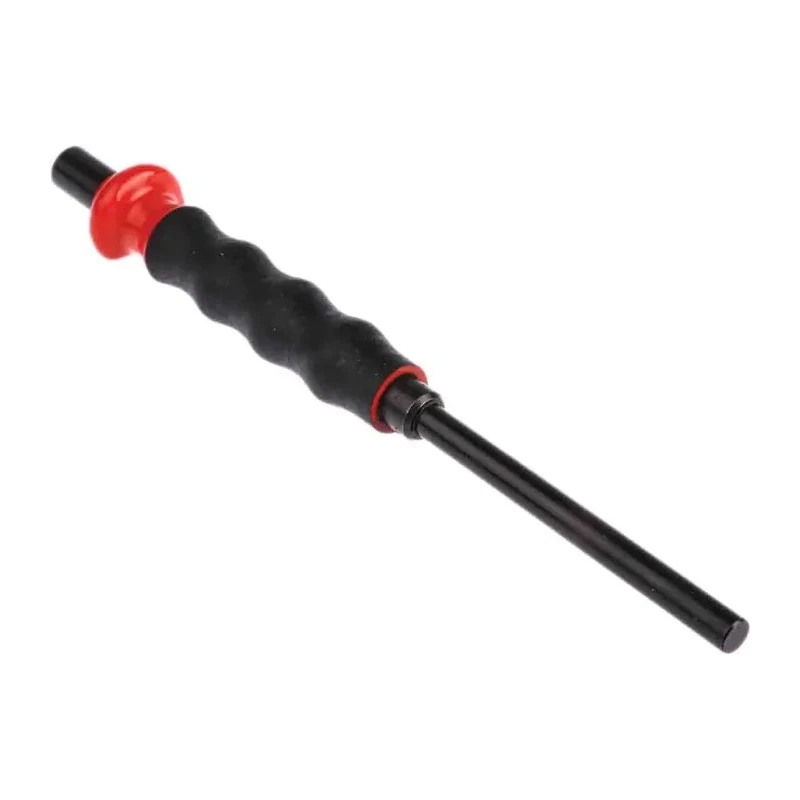 Facom 5-Piece Anti-Vibration Punch Set, 3mm to 8mm Shank Diameter, Chrome-Vanadium Steel, Model 249.GPB
