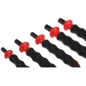 Facom 5-Piece Anti-Vibration Punch Set, 3mm to 8mm Shank Diameter, Chrome-Vanadium Steel, Model 249.GPB