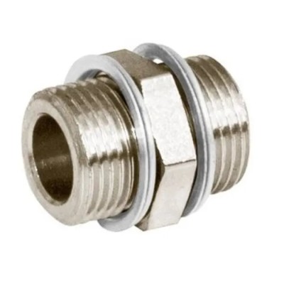 Norgren 16 Series Brass Pneumatic Fitting Female G 3/8 Male BSP G 3/8 Threaded 18 bar 70°C 160203828