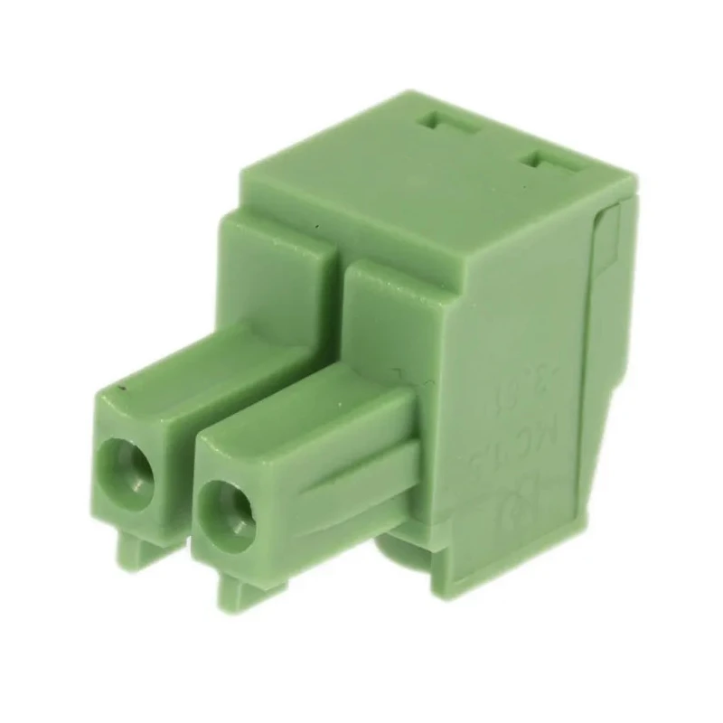 Phoenix Contact MC 1.5/2-ST-3.81 Series Pluggable Terminal Block, 2-Contact, 3.81 mm Pitch, 1 Row, 8A Current, 320V 1803578