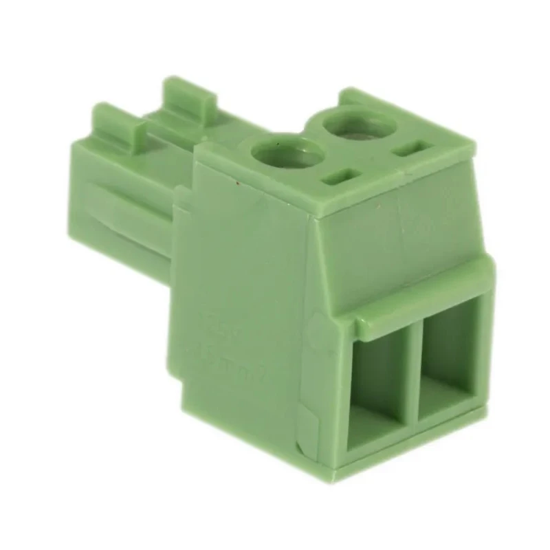Phoenix Contact MC 1.5/2-ST-3.81 Series Pluggable Terminal Block, 2-Contact, 3.81 mm Pitch, 1 Row, 8A Current, 320V 1803578