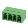 Phoenix Contact MC 1.5/ 4-G-3.81 Series Pluggable Terminal Block 4-Contact 3.81 mm Pitch 8A 300V Right Angle Solder 1803293