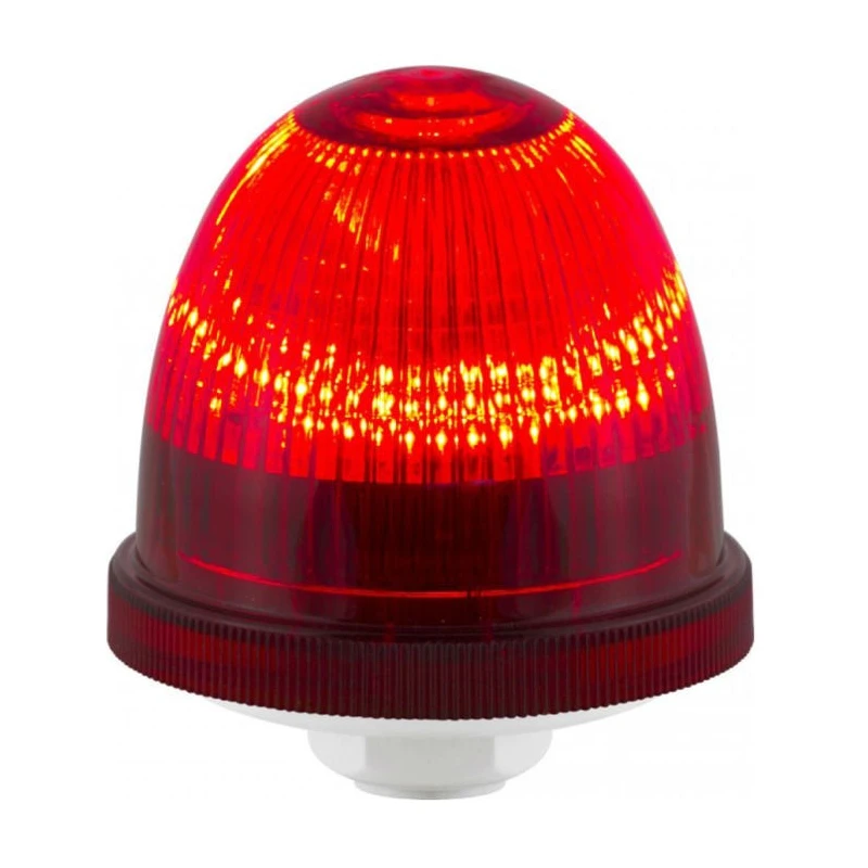 RS PRO Industrial Red Beacon 12V Flashing and Steady Panel Mount LED Bulb IP66 220-5003