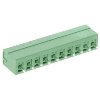 Phoenix Contact 10-Contact Pluggable Terminal Block 3.81 mm Pitch, 1 Row, 8A Current, 160V Voltage, Polybutylene 1803507