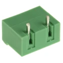 Phoenix Contact GMSTBA 2.5/ 2-G-7.62 Series Pluggable Terminal Block 2-Contact 7.62 mm Pitch Right Angle Solder 630V 1766233