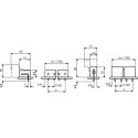 Phoenix Contact GMSTBA 2.5/ 2-G-7.62 Series Pluggable Terminal Block 2-Contact 7.62 mm Pitch Right Angle Solder 630V 1766233