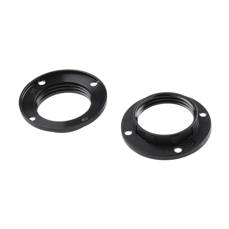 Orbitec LED Lamp Socket Ring Nut Plastic Screw Mount E14 Base 60W 9.5mm Width 43mm Thread Size 2 x 28 mm 140188