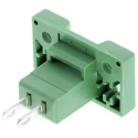 Phoenix Contact Pluggable Terminal Block 2-Contact 5.08 mm Pitch 1 Row Nylon Housing 320V 12A Current 0707248