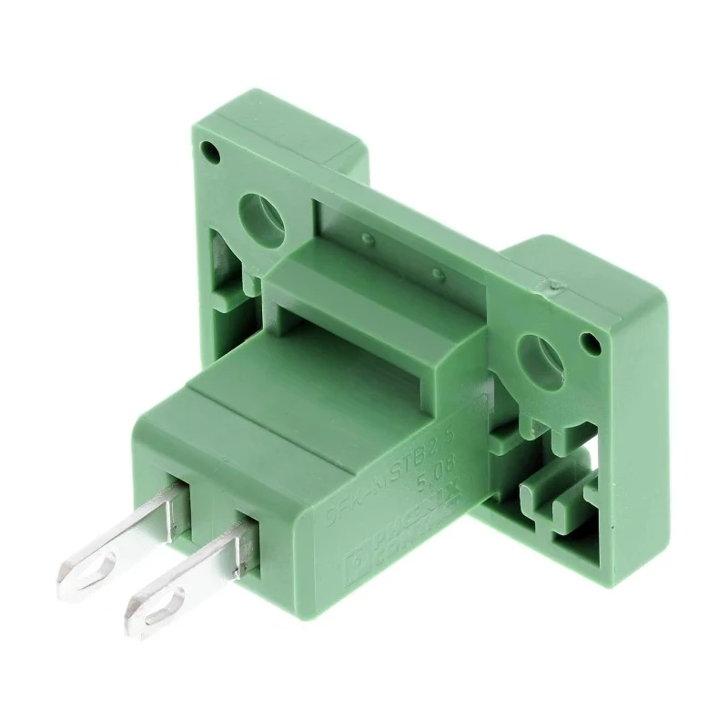 Phoenix Contact Pluggable Terminal Block 2-Contact 5.08 mm Pitch 1 Row Nylon Housing 320V 12A Current 0707248