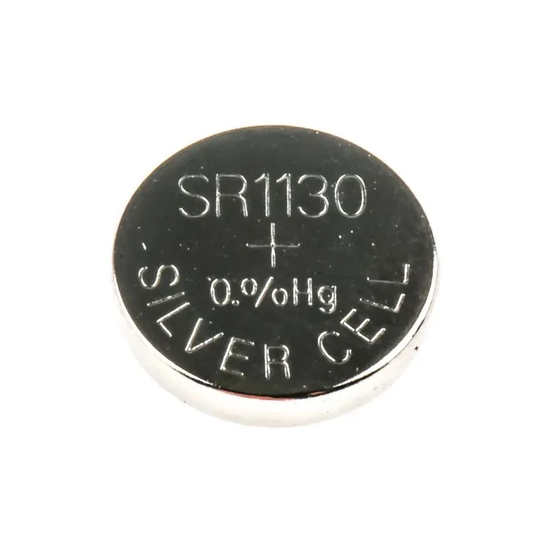 RS PRO Silver Oxide Button Battery SR54 1.55 V 70mAh 11.6 mm Diameter 5 Pack 593-439