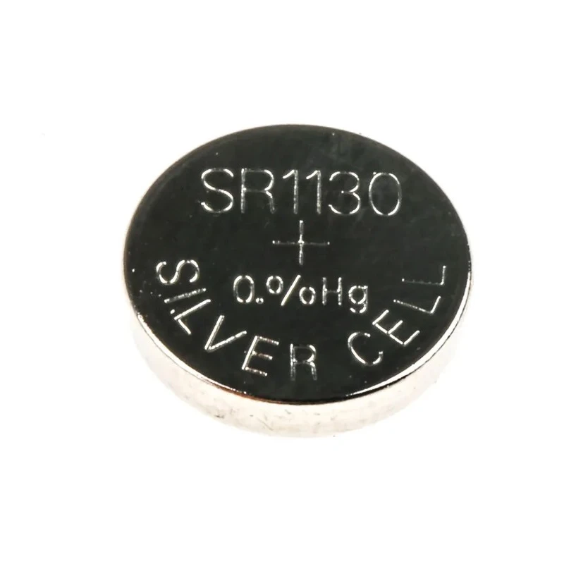 RS PRO Silver Oxide Button Battery SR54 1.55 V 70mAh 11.6 mm Diameter 5 Pack 593-439