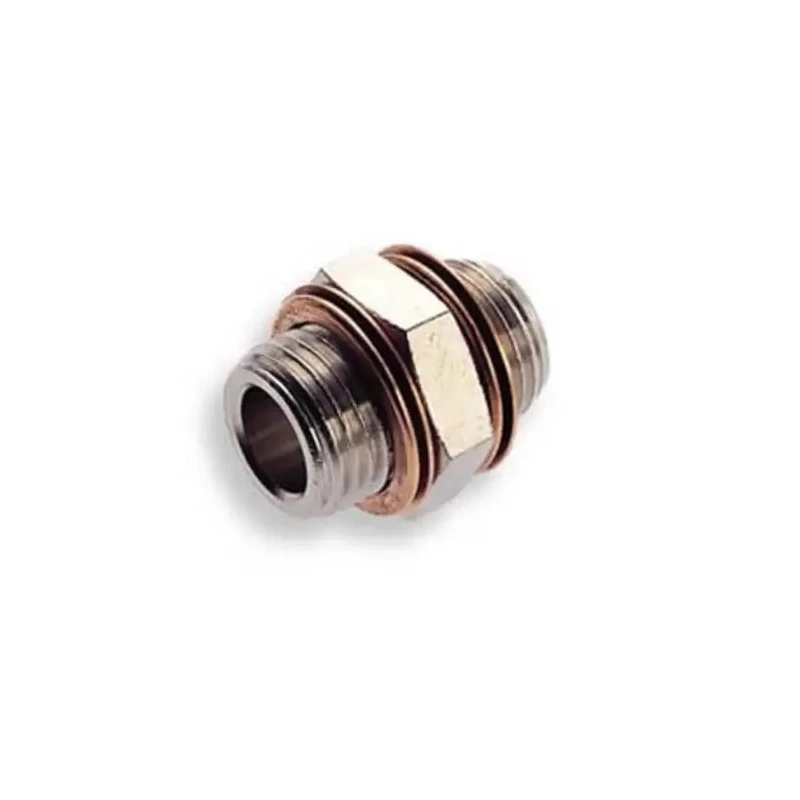 Norgren Pneumatic Fitting 16 Series Male Threaded Brass Nickel Finish 1/8 in G 160201818