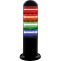 RS PRO Blue, Amber, Red, Green LED Signal Tower with No Sounder Component, 4 Lights, 24V Base 220-5045