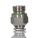 Norgren Stainless Steel Pneufit S Series Pneumatic Fitting Male G 1/4 Threaded-to-Tube Push-in 6mm 15 Bar Max S02250628