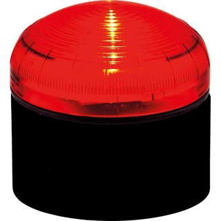 RS PRO Red Beacon Steady and Flashing LED Bulb 12/24 V AC/DC Polycarbonate Housing IP66 IP66