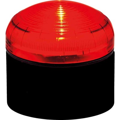 RS PRO Red Beacon Steady and Flashing LED Bulb 12/24 V AC/DC Polycarbonate Housing IP66 IP66