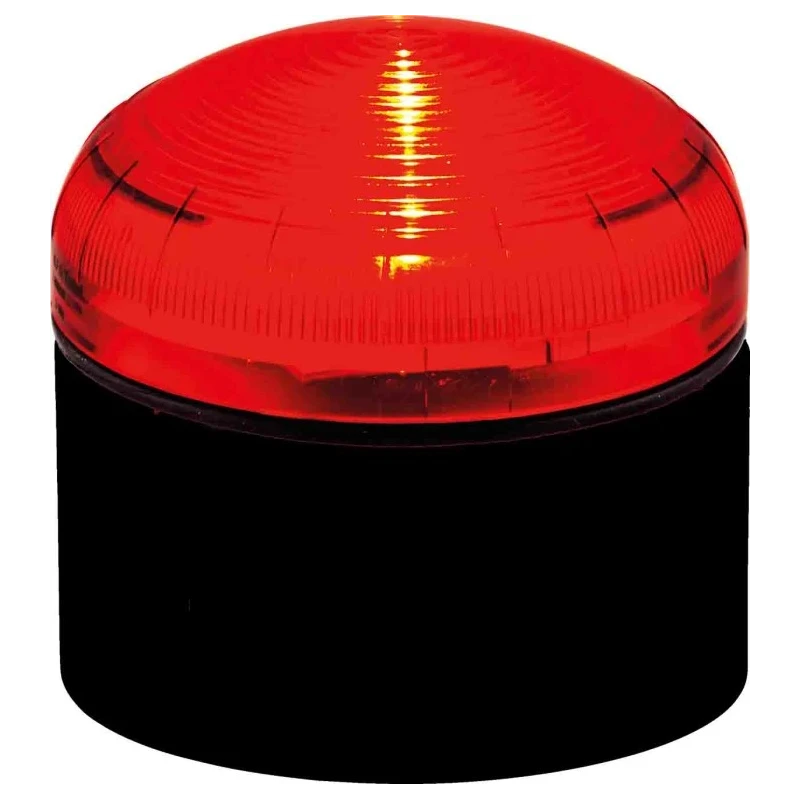 RS PRO Red Beacon Steady and Flashing LED Bulb 12/24 V AC/DC Polycarbonate Housing IP66 IP66