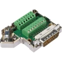 Phoenix Contact SH 15 Way Right Angle PCB D-Sub Connector 2.77 mm Pitch 50V 100mA 2761606