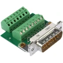 Phoenix Contact SH 15 Way Right Angle PCB D-Sub Connector 2.77 mm Pitch 50V 100mA 2761606