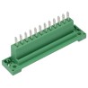 Phoenix Contact Pluggable Terminal Block 12-Contact 5.08 mm Pitch 1 Row 320V 12A Polyamide Housing 0707332