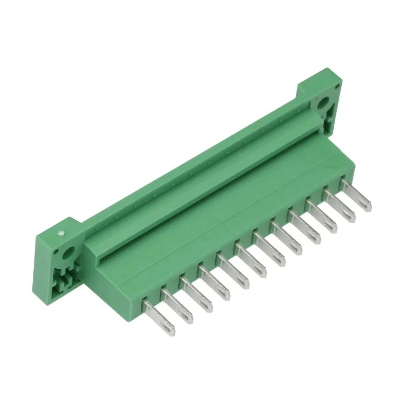 Phoenix Contact Pluggable Terminal Block 12-Contact 5.08 mm Pitch 1 Row 320V 12A Polyamide Housing 0707332