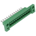 Phoenix Contact Pluggable Terminal Block 12-Contact 5.08 mm Pitch 1 Row 320V 12A Polyamide Housing 0707332