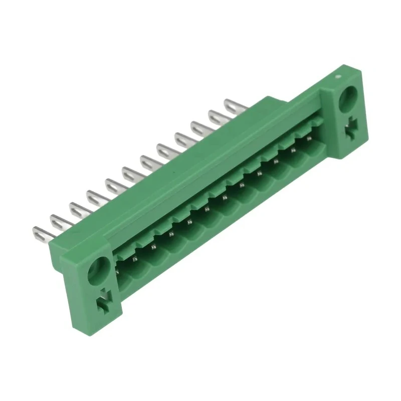 Phoenix Contact Pluggable Terminal Block 12-Contact 5.08 mm Pitch 1 Row 320V 12A Polyamide Housing 0707332