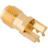 Amphenol RF 531-40188 Series Coaxial Connector Cable Female SMA 50 Ω Straight Body Crimp 901-10510-3