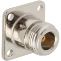 Amphenol RF Panel Mount Female N Coaxial Connector 50 Ohm, Straight Body, Solder Cup Termination 082-97-RFX