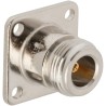 Amphenol RF Panel Mount Female N Coaxial Connector 50 Ohm, Straight Body, Solder Cup Termination 082-97-RFX