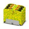 Phoenix Contact VIP Series 6-Way Distribution Block, 32A, 450V, DIN Rail Mounting 1154139