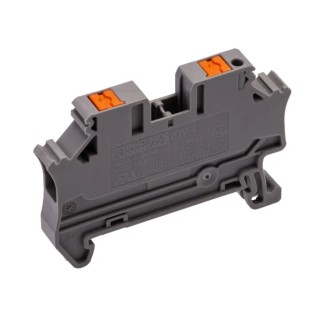 Phoenix Contact PTV Series Feed Through Terminal Block, Grey, 1 Level, Push-in, 1kV, 32A, IECEx, ATEX Certified 1088728