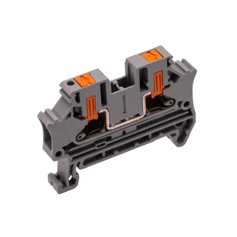 Phoenix Contact PTV Series Feed Through Terminal Block, Grey, 1 Level, Push-in, 1kV, 32A, IECEx, ATEX Certified 1088728