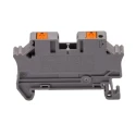 Phoenix Contact PTV Series Feed Through Terminal Block, Grey, 1 Level, Push-in, 1kV, 32A, IECEx, ATEX Certified 1088728