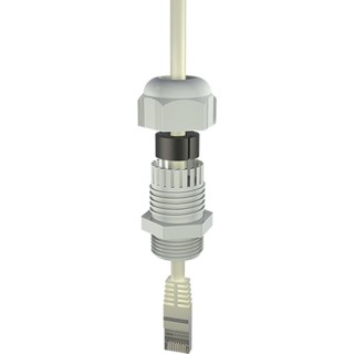 Bopla Light Grey Polyamide Cable Gland M25 Thread 3 mm to 8 mm IP69 12002414 MBF 25C-USB