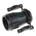 Souriau Sunbank by Eaton Circular Connector Backshell Plastic Housing Black Size 16 Straight Female with Strain UTG16AC