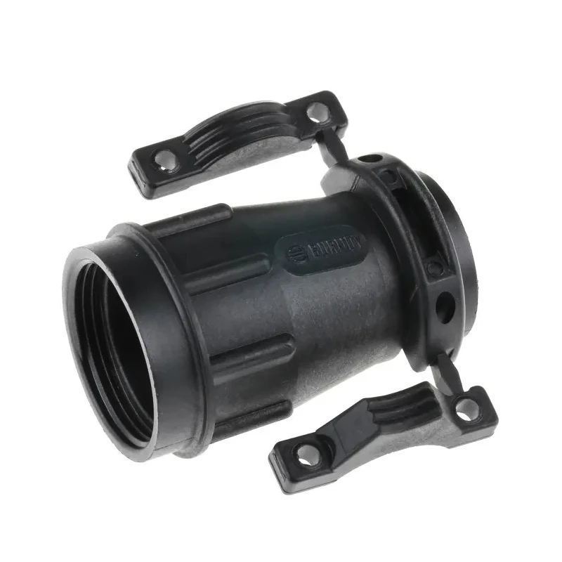 Souriau Sunbank by Eaton Circular Connector Backshell Plastic Housing Black Size 16 Straight Female with Strain UTG16AC