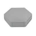 CAMDENBOSS Enclosure for Raspberry Pi, Grey ABS Body, IP30/IP40, UL94-V0, RoHS Compliant CBHEX1-51-GY