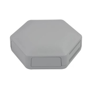CAMDENBOSS Enclosure for Raspberry Pi, Grey ABS Body, IP30/IP40, UL94-V0, RoHS Compliant CBHEX1-51-GY