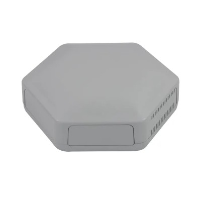 CAMDENBOSS Enclosure for Raspberry Pi, Grey ABS Body, IP30/IP40, UL94-V0, RoHS Compliant CBHEX1-51-GY